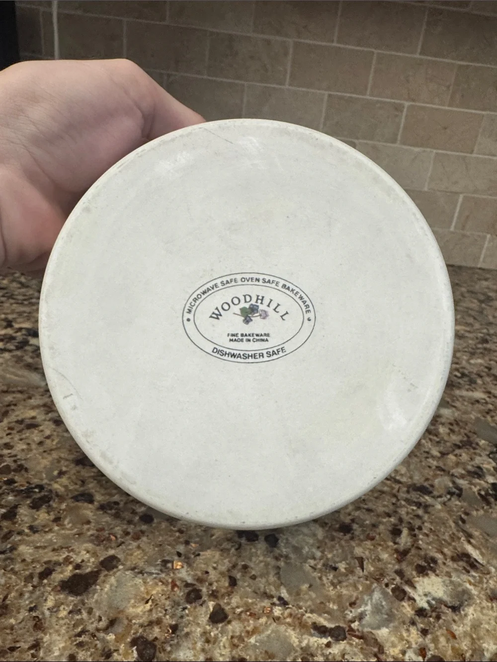 Woodhill by Citation Ceramic 6” Soufflé Round Baking Dish Microwave & Oven Safe